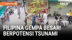 Gempa bumi berkekuatan magnitudo 7,6 mengguncang wilayah selatan Filipina pada Jumat pagi, 10 Oktober 2025. Guncangan kuat terasa di Davao City, membuat warga panik dan kendaraan berhenti di tengah jalan.