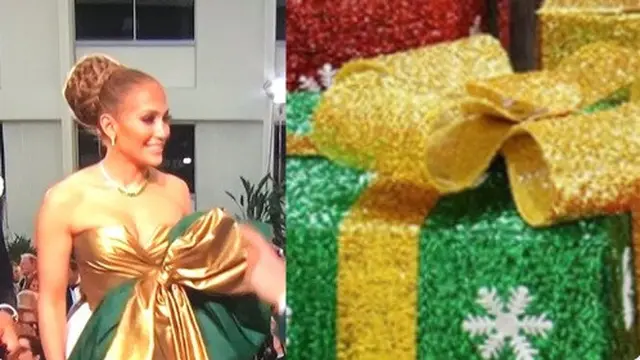 Berpita Besar, Gaun Jennifer Lopez di Golden Globe 2020 Jadi Guyonan Warganet