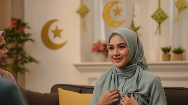 Model Baju Lebaran untuk Ibu Menyusui (AI)