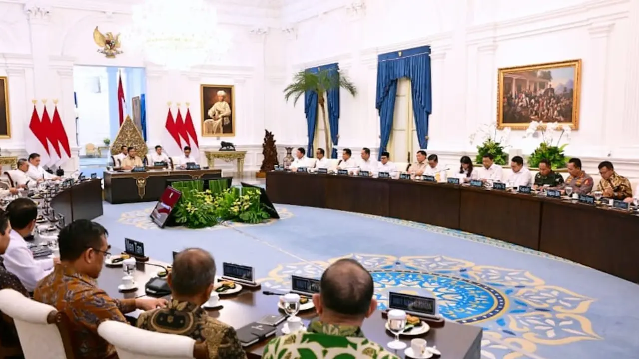 Rapat Terbatas di Istana Negara, Jakarta, Kamis, 4 September 2025. (Foto: kemenkoinfra.go.id)