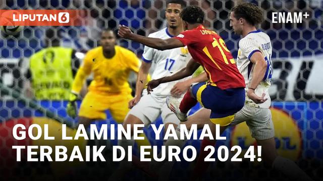 Gol Lamine Yamal ke Gawang Prancis Dinobatkan yang Terbaik di Euro 2024