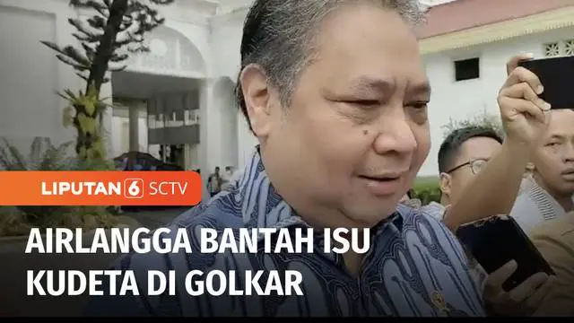 Isu kudeta Ketua Umum Partai Golkar, Airlangga Hartarto, melalui musyawarah nasional luar biasa, Munaslub berembus, setelah anggota Dewan Pakar Partai Golkar menggelar rapat pekan lalu. Airlangga pun buka suara, menanggapi hal ini.