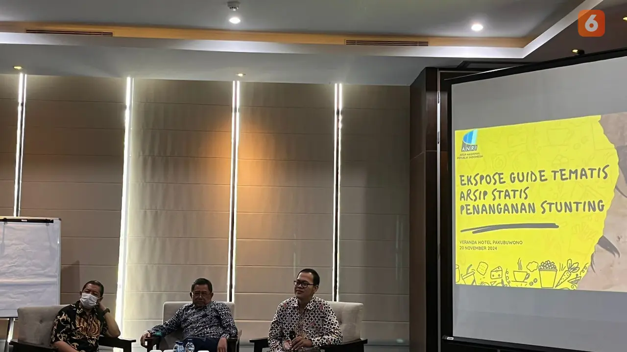 Arsip Nasional Rilis Guide Tematis Arsip Statis Penanganan Stunting di Indonesia, Apa Rekomendasi untuk Program Makan Gratis Presiden Prabowo. (Dok: Liputan6.com/dyah)