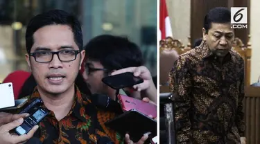 Juru bicara KPK, Febri Diansyah mengatakan KPK siap jika ada gugatan praperadilan dari tersangka SN.