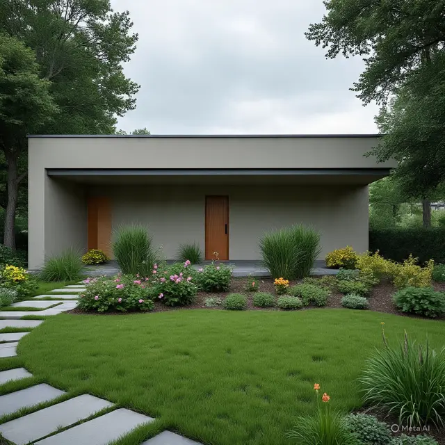 Inspirasi Desain Rumah Mungil Minimalis Modern di Pedesaan