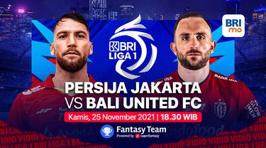 Jadwal pertandingan Big Match BRI Liga 1 : Persiha Jakarta vs Bali United
