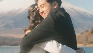 Potret Jerome Polin Lamar Gracia Caroline di Jepang, Gunung Fuji Jadi Saksi