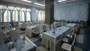 Ruang makan Pusat Olahraga Olimpiade yang dipilih untuk menjadi markas tim nasional sepak bola Panama pada Piala Dunia 2018 di Saransk, Rusia, Kamis (3/5). (Mladen ANTONOV / AFP)