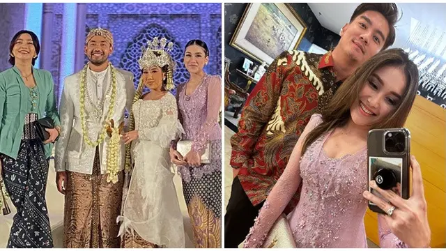 Punya Banyak Sahabat, Ini 7 Potret Artis Hadiri Pernikahan Kiky Saputri dan M Khairi
