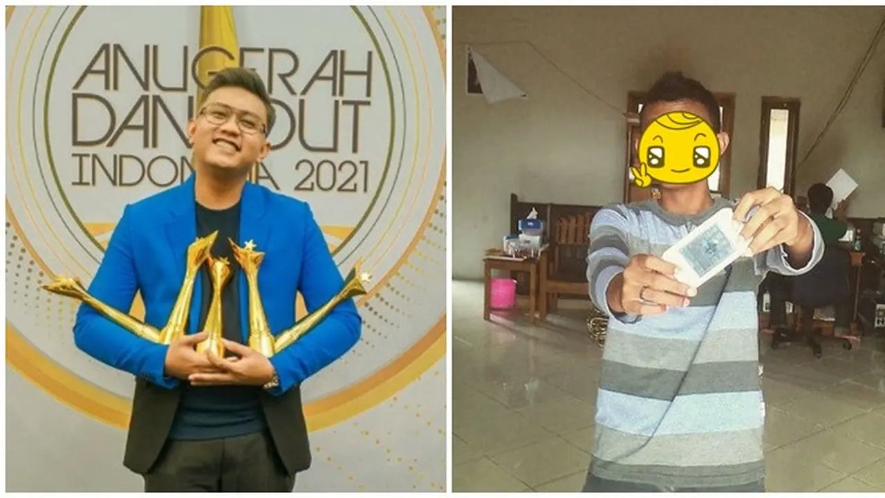 Borong 5 Piala di Anugerah Dangdut Indonesia 2021, Ini 6 Transformasi Denny Caknan