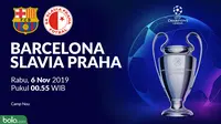Liga Champions - Barcelona Vs Slavia Praha (Bola.com/Adreanus Titus)