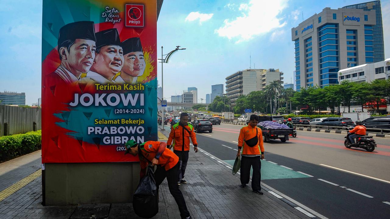 Baliho Terima Kasih Jokowi dan Selamat Bekerja Prabowo Menjamur di Jakarta