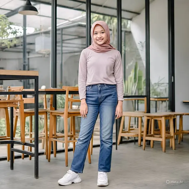 Inspirasi Outfit Kekinian Remaja Berhijab