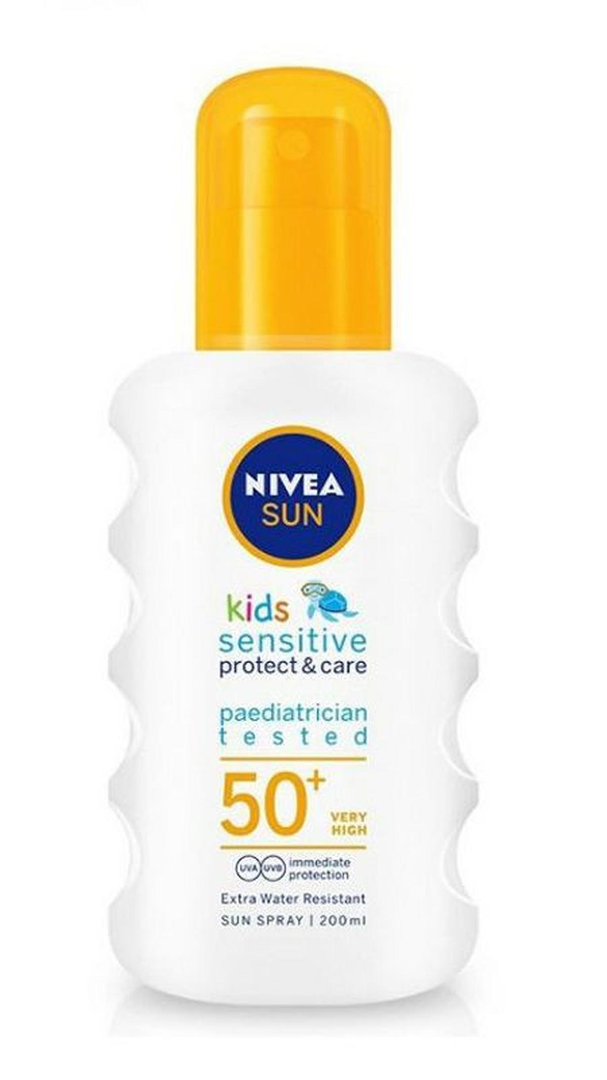 10. Nivea Sun Kids Sensitive Protect &amp; Care SPF 50+