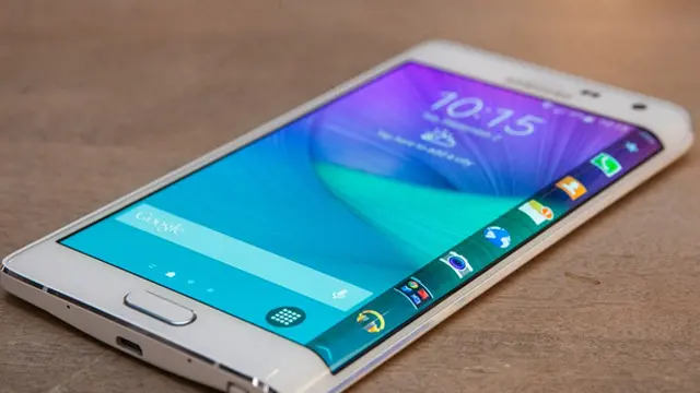 Samsung Galaxy Note Edge.