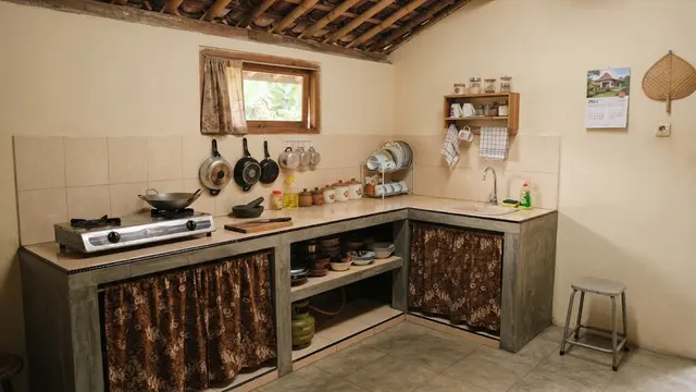7 Desain Dapur Rumah Kampung yang Sederhana tapi Terlihat Bersih dan Rapi