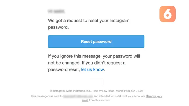 Lonjakan Permintaan Reset Kata Sandi Instagram