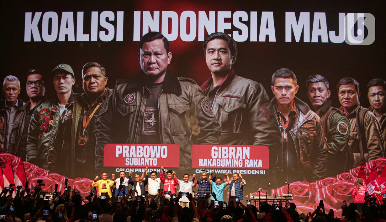 Deklarasi dukungan PSI digelar dengan mengusung tema Konser Pilpres Santuy 'OJO RUNGKAD'. (Liputan6.com/Faizal Fanani)