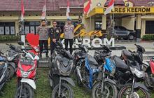 Polres Keerom Amankan 22 Sepeda Motor Bodong dalam Operasi Sikat Cartenz II