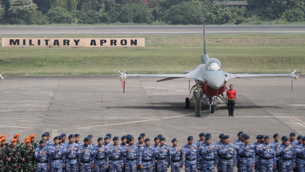 Jet tempur hingga helikopter dengan senapan mesin disiapkan TNI AU untuk amankan pelantikan Prabowo