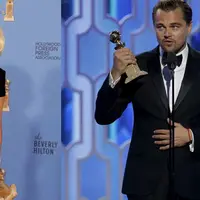 Leonardo DiCaprio & Lady Gaga - Golden Globes 2016