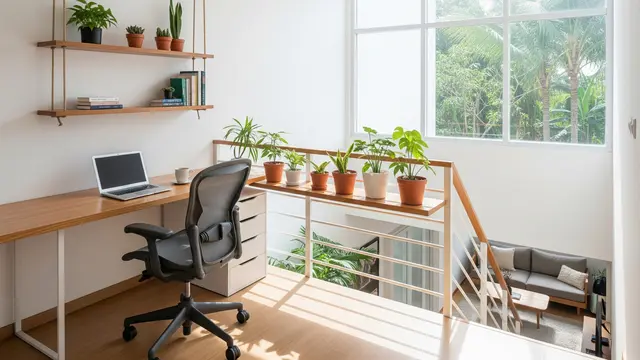 Mezzanine sebagai Ruang Kerja Pribadi