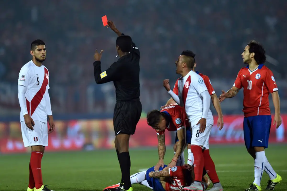 Chile vs Peru di Copa America 2015