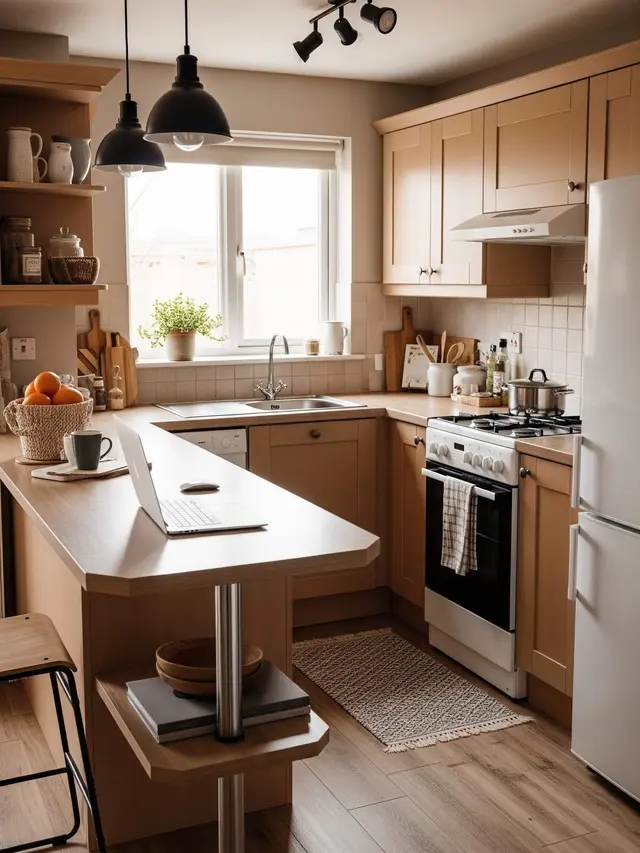 Model Dapur Kecil yang Bisa Jadi Tempat Masak, Kerja, dan Santai
