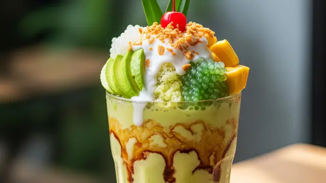 Resep Es Alpukat Santan Gula Merah