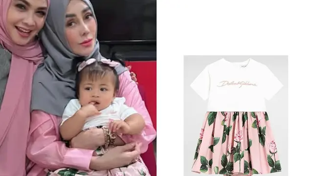 Harga Dress Lily Anak Nagita Slavina dan Raffi Ahmad. (instagram/fashion_ranskids)