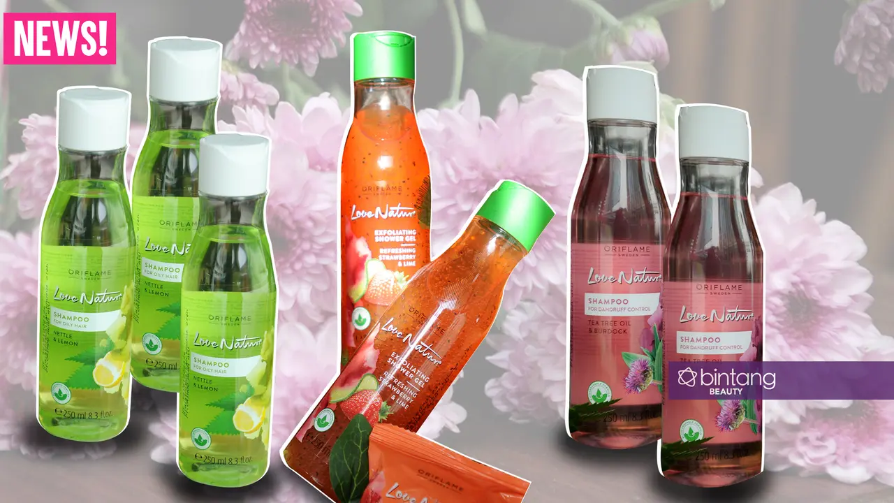 News! Oriflame "Love Nature" untuk Perawatan Tubuh dan Rambut 