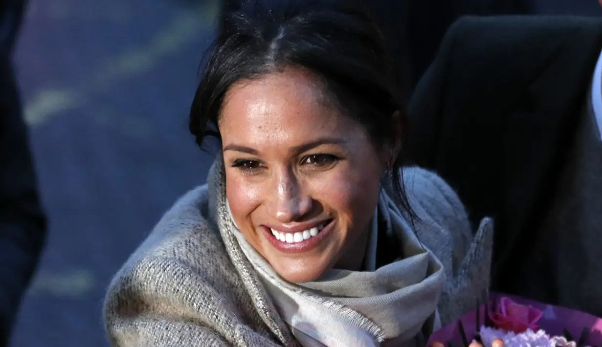 Meghan Markle sendiri sepertinya takkan memberikan komentar mengenai kasus yang menimpa Darlene. (ADRIAN DENNIS  AFP)