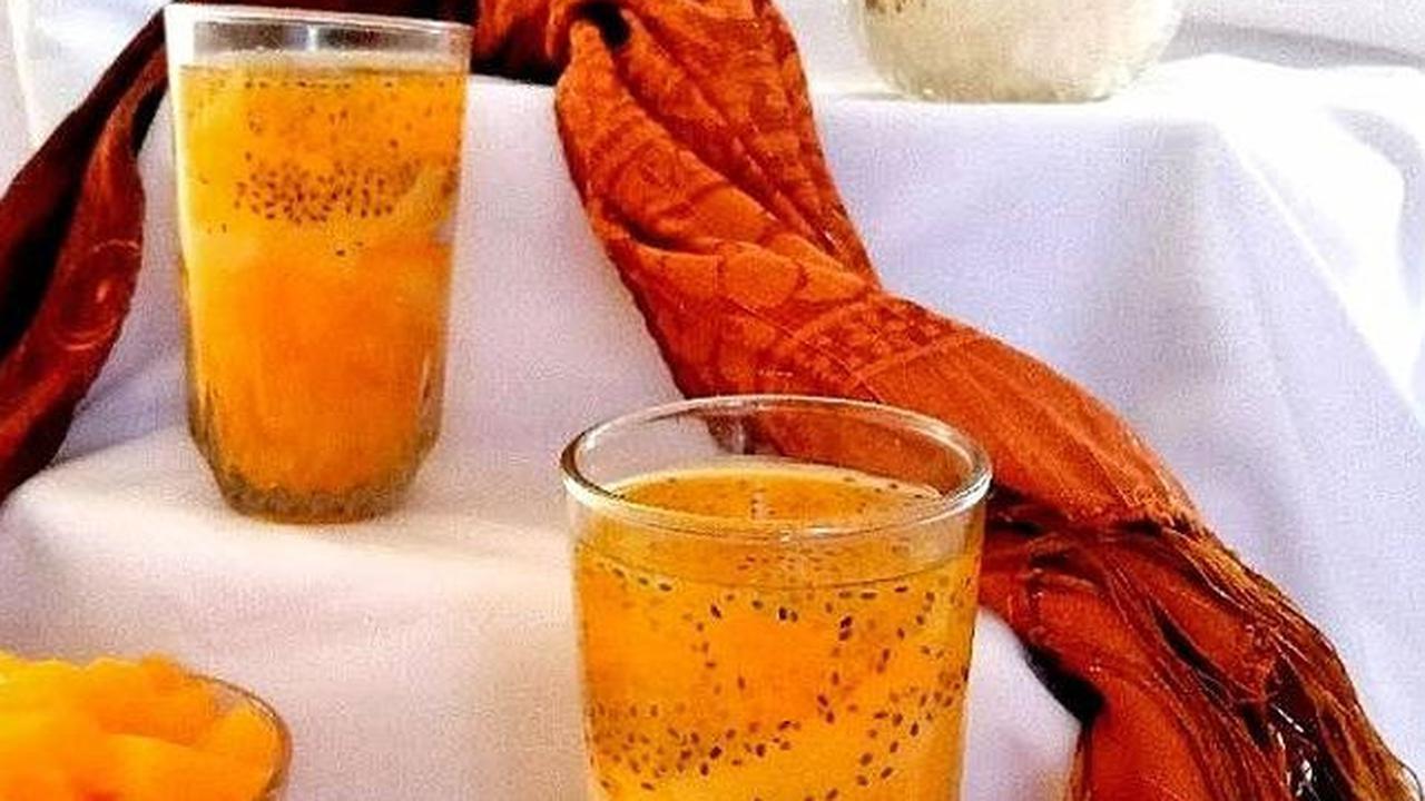 Resep Es Jeruk Selasih Jelly