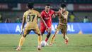 <p>Pemain Liga Indonesia All-Star, Bagas Kaffa saat melawan Dewa United dalam perebutan tempat ketiga Piala Presiden 2025 di Stadion Si Jalak Harupat, Kabupaten Bandung, pada Sabtu (12/7/2025) malam WIB. (Bola.com/Bagas Lazuardi)</p>