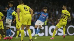 Napoli sukses mengandaskan Inter Milan dengan skor 3-1. (Alessandro Garofalo/LaPresse via AP)