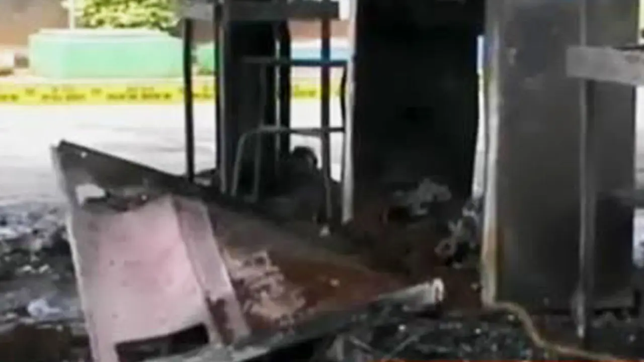 SPBU di Bekasi Terbakar dan Meledak