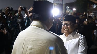 Ketum Gerindra Prabowo Subianto dan Ketum PKB Muhaimin Iskandar alias Cak Imin. (Foto: Twitter @prabowo)