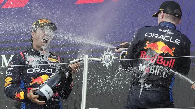 Foto: Red Bull Kuasai Pudium Formula 1 GP Jepang 2024, Verstappen Kembali ke Jalur Kemenangan