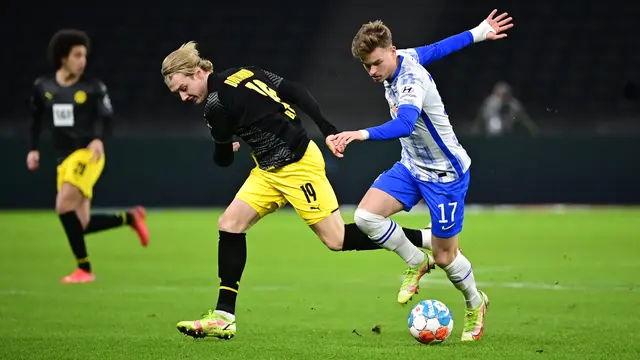 Hertha Berlin vs Borussia Dortmund Liga Jerman