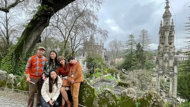 Imelda Budiman bersama suami dan ketiga anaknya berlibur ke Lisbon, Portugal, dan Spanyol. (IST)