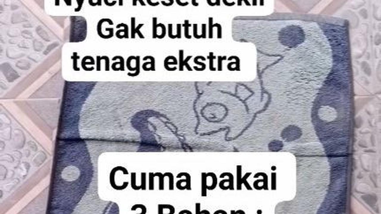 Masukkan Keset ke dalam Baskom