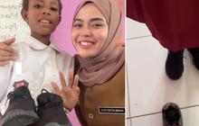 Viral Aksi Guru Beri Hadiah Sepatu Baru untuk Muridnya, Ini Sosoknya