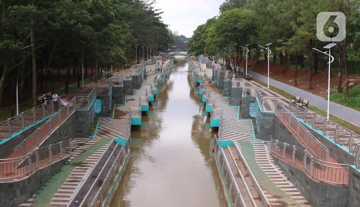 FOTO Begini Wajah Baru Taman  Kota di Tangerang  Selatan  