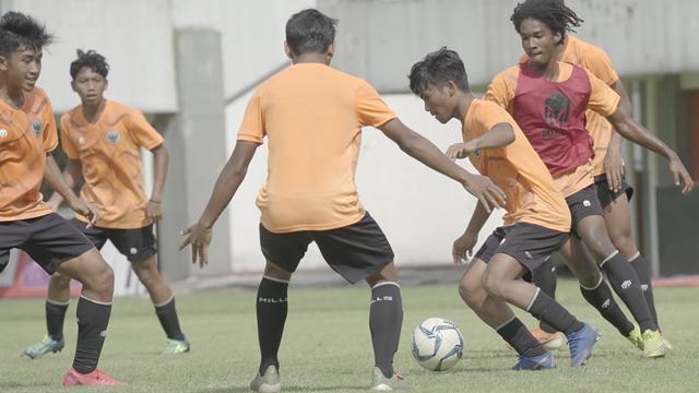 Timnas Indonesia U-16 menggelar pemusatan latihan.