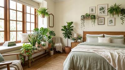 7 Ide Dekorasi Kamar Tidur dengan Tanaman Indor Agar Terasa Lebih Adem