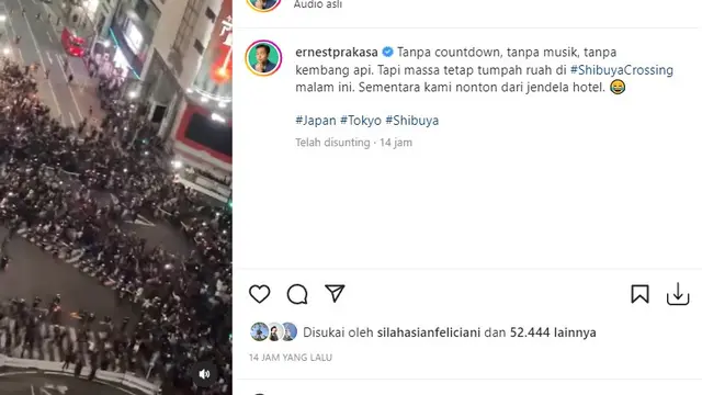 Ernest Prakasa (Foto: Instagram/@ernestprakasa)