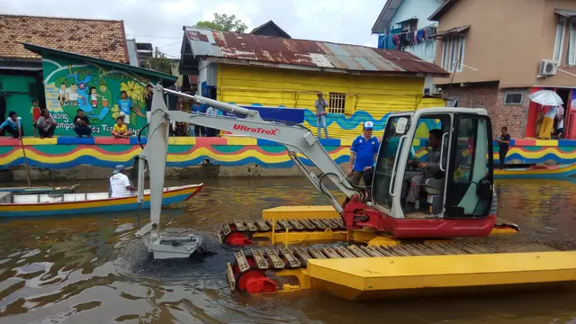 Volume Sampah Anak Sungai Musi Capai 70 Meter/Kubik Setiap Hari