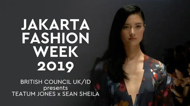 Jakarta Fashion Week 2019 diisi dengan peragaan busana Teatum X Sean Sheila persembahan British Council. Menariknya para penyandang disabilitas ikut tampil di runaway.