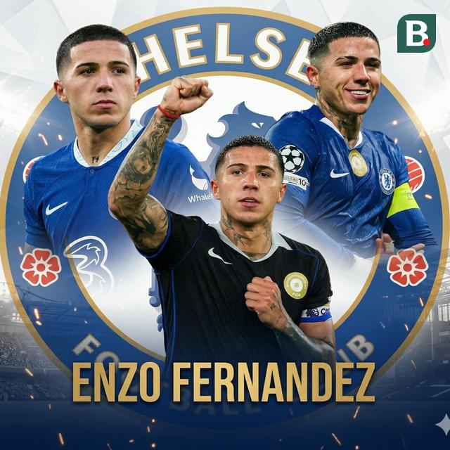Ilustrasi bintang Chelsea, Enzo Fernandez. (Bola.com/AFP/Gemini)