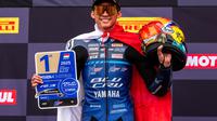 Pembalap Yamaha Racing Indonesia Arai Agaska